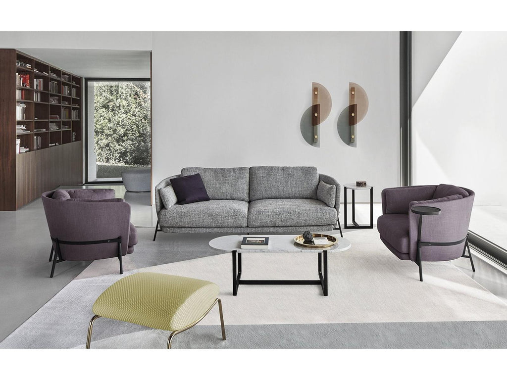 Cradle 3830 Accent Armchair by Neri&Hu in Fabric