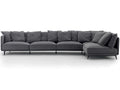 K2 L-Shape Modular Fabric Sectional Sofa by Carlo Colombo