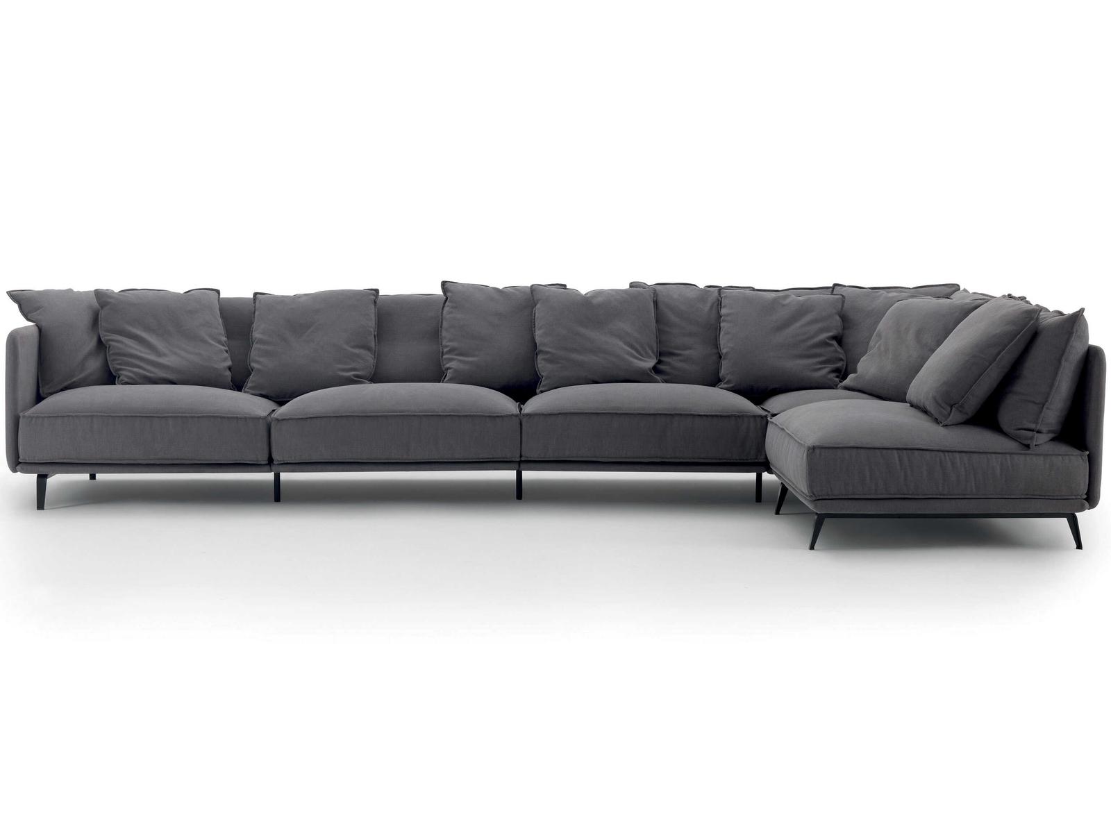 K2 L-Shape Modular Fabric Sectional Sofa by Carlo Colombo
