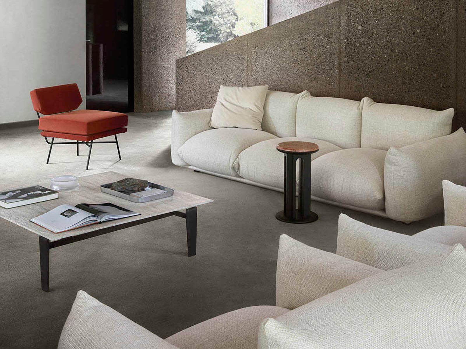 Tablet Square Marble Coffee Table