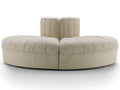 9000 Composition-02 Rounded Modular Fabric Sectional Sofa