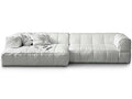 Strips Upholstered Sectional Sofa
