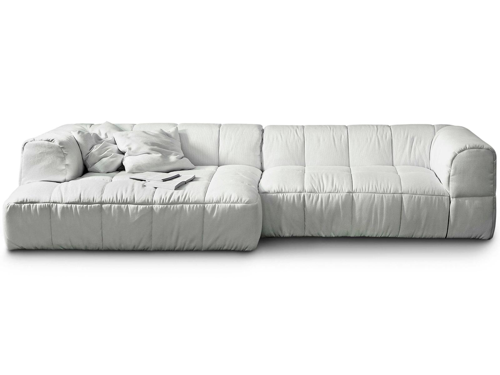Strips Upholstered Sectional Sofa