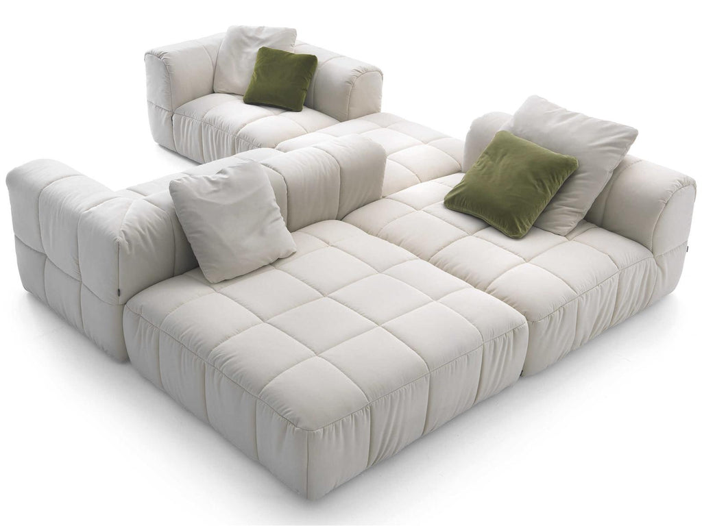Strips Upholstered Sectional Sofa