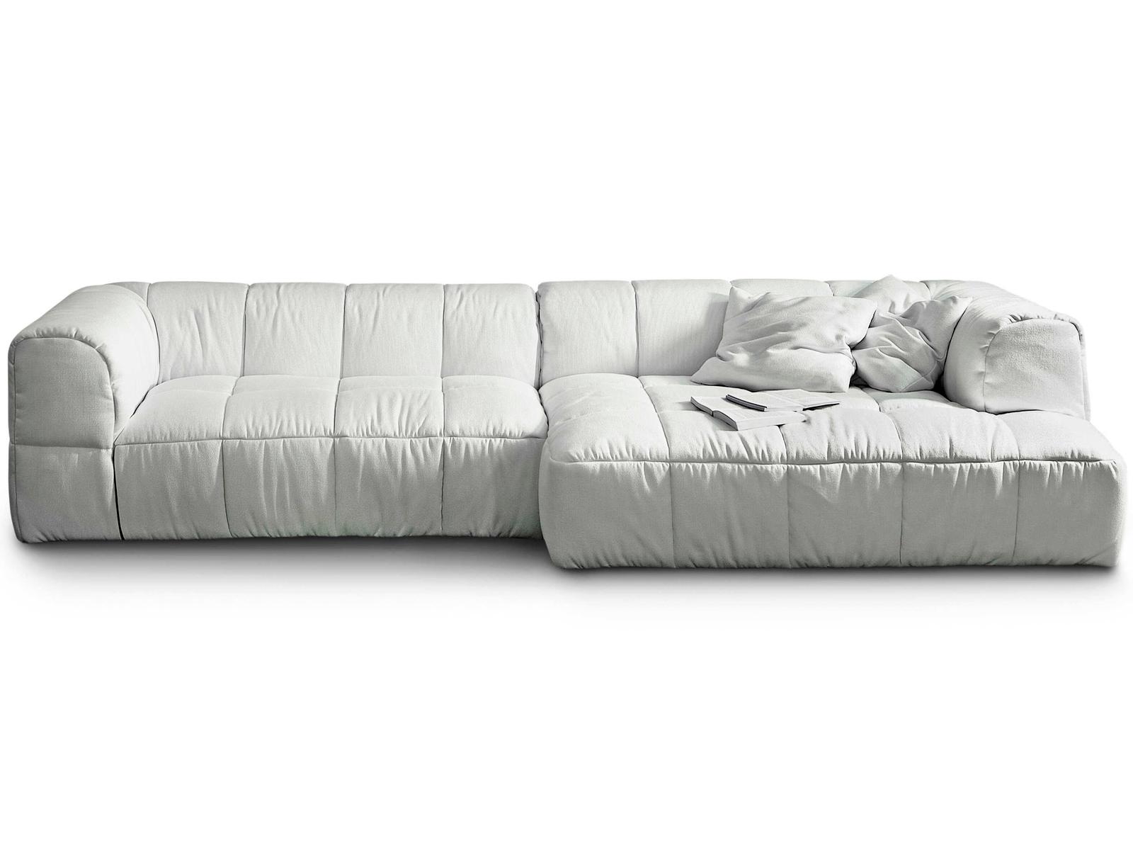 Strips Upholstered Sectional Sofa