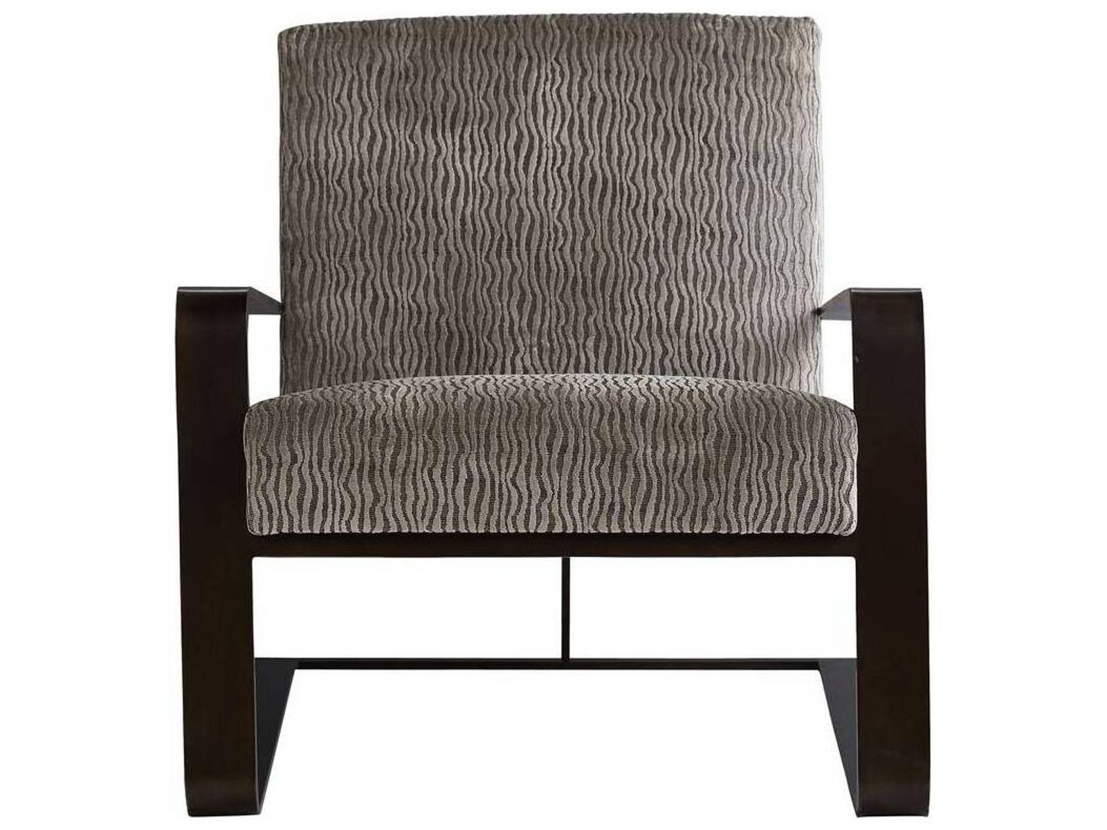 Torcello Accent Chair in Lichen Velvet with Natural Iron Frame