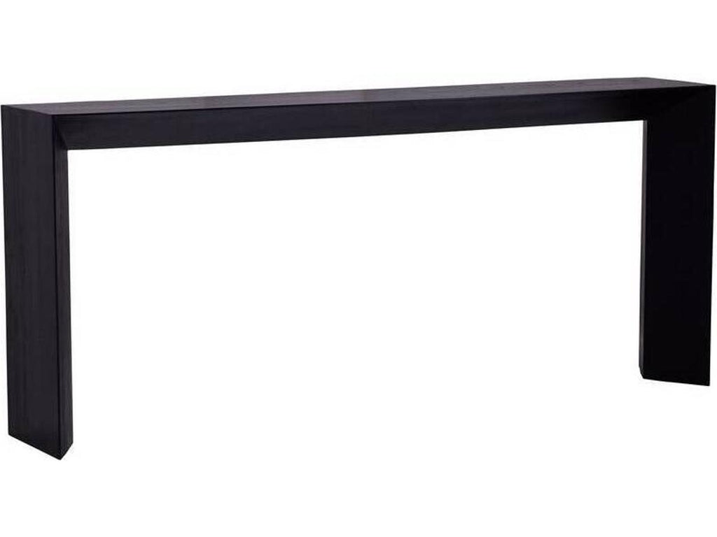 Ormando Ebony Oak Wood Console Table