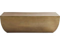 Rectangular Metal Antique Brass Caroline Coffee Table