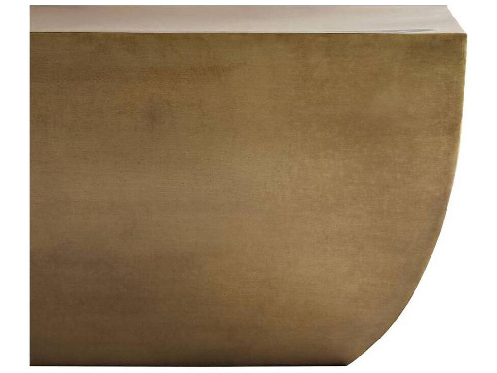 Rectangular Metal Antique Brass Caroline Coffee Table