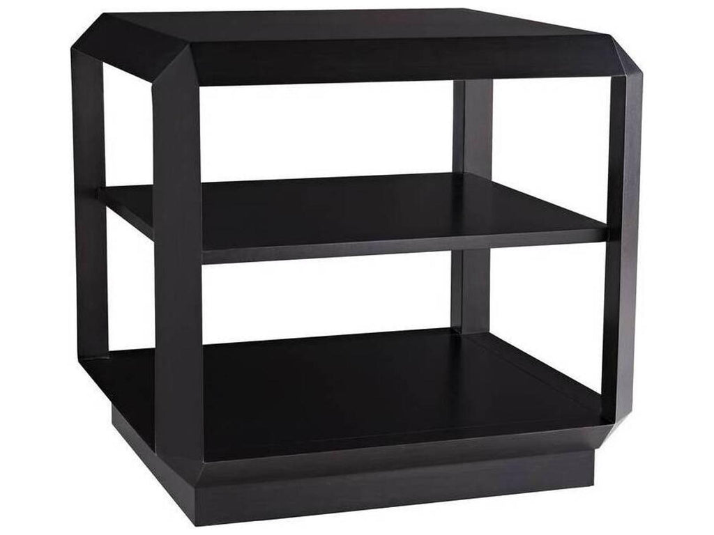 Dani Side Table in Ebony Walnut Wood