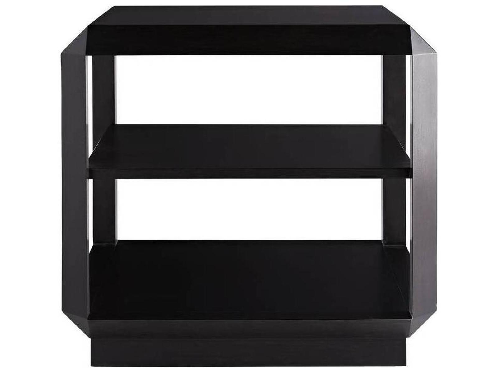 Dani Side Table in Ebony Walnut Wood