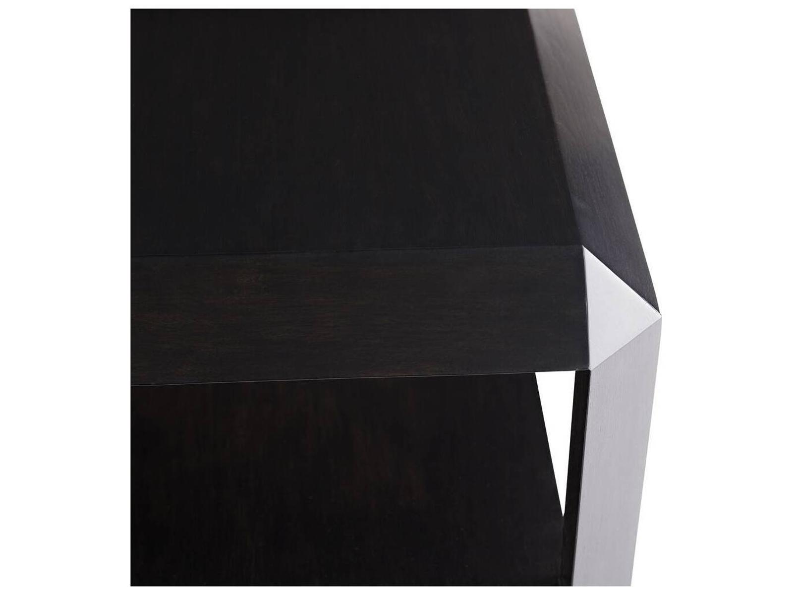 Dani Side Table in Ebony Walnut Wood