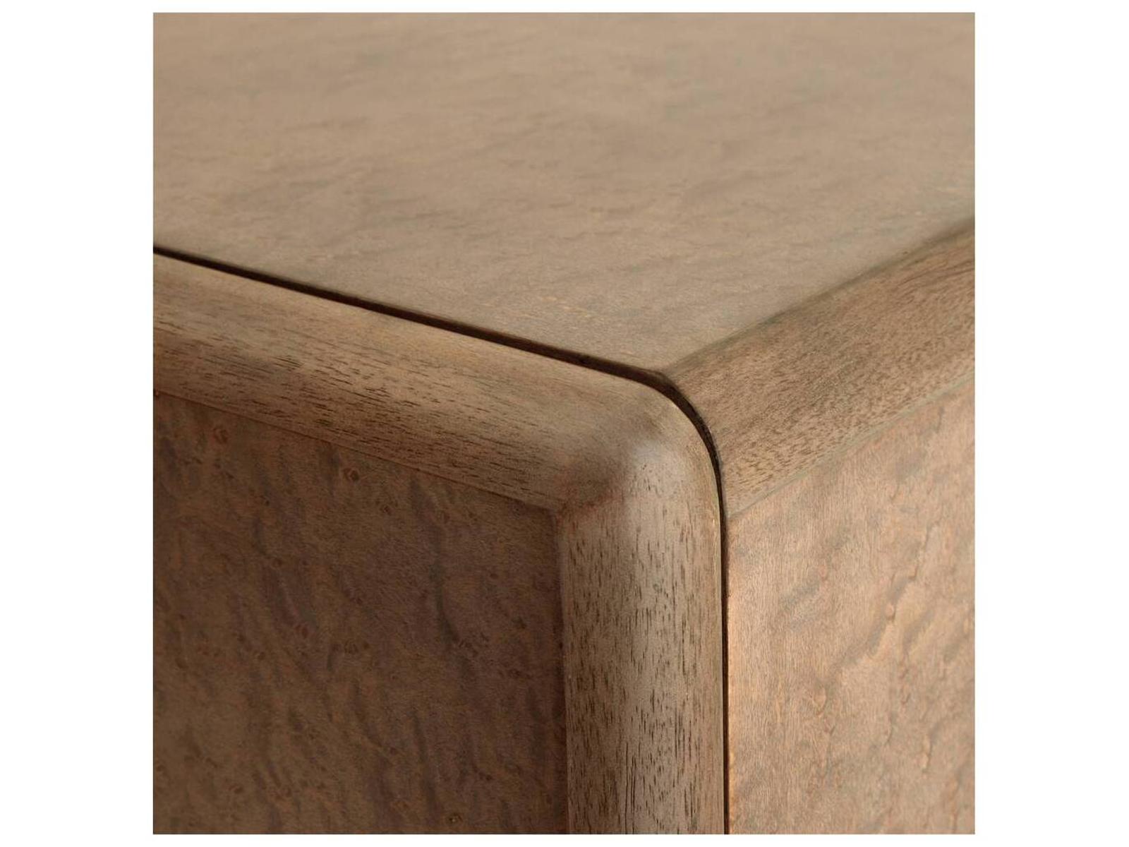 Norm Console Table in Armor Burl Oak Veneer