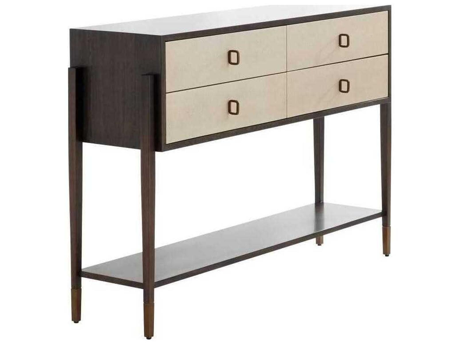 Nora Console Table in Brindle Eucalyptus Veneer