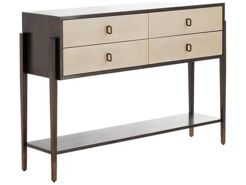 Nora Console Table in Brindle Eucalyptus Veneer