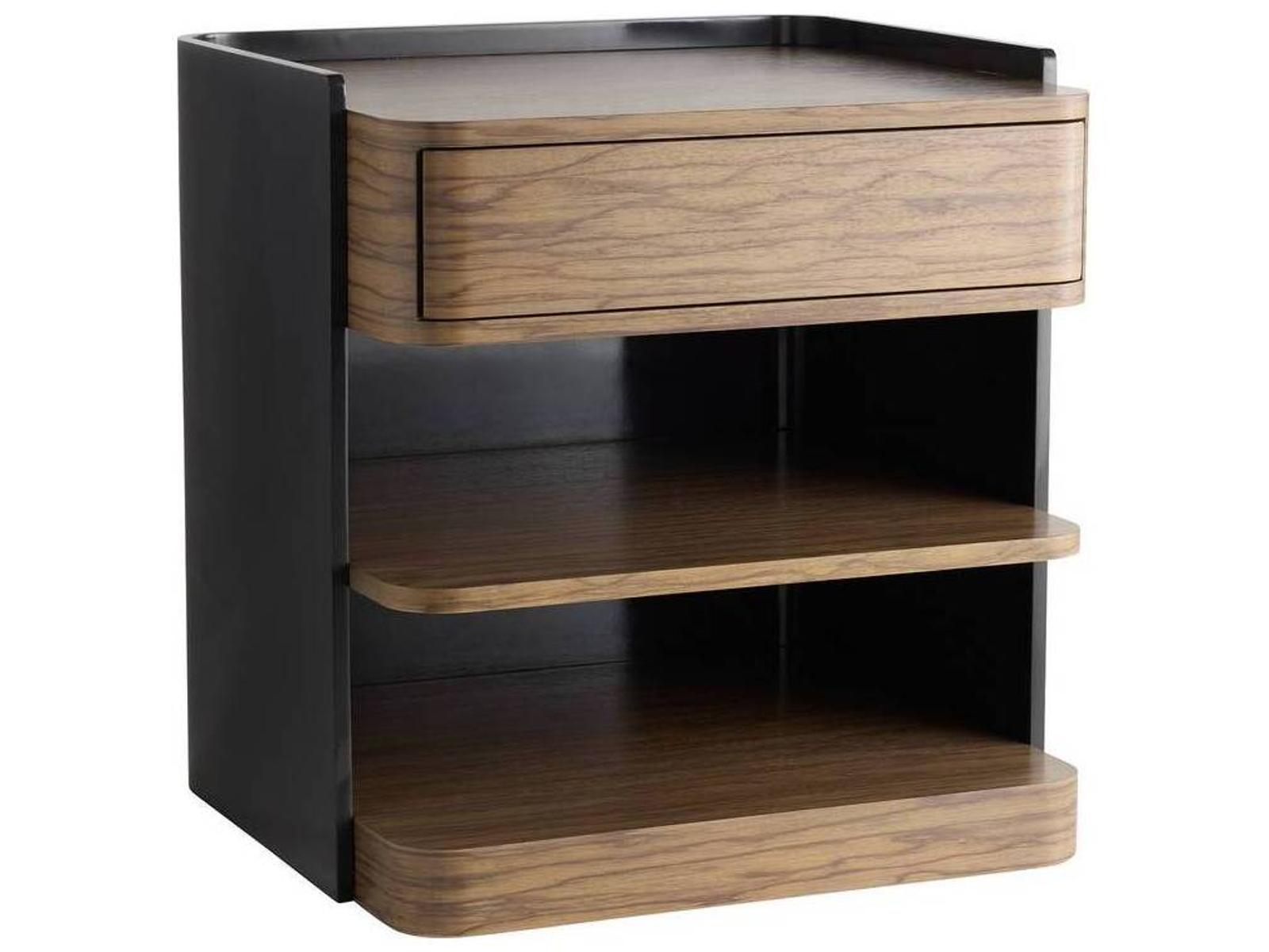 Medici Rectangular Side Table Chateau Gray Ofram Veneer