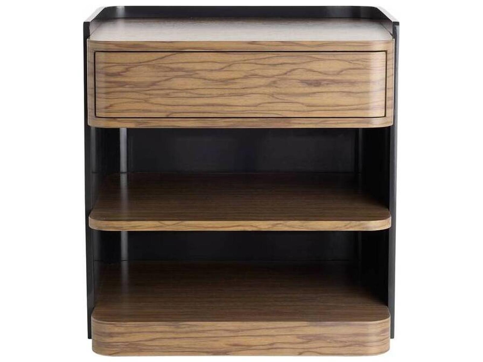 Medici Rectangular Side Table Chateau Gray Ofram Veneer
