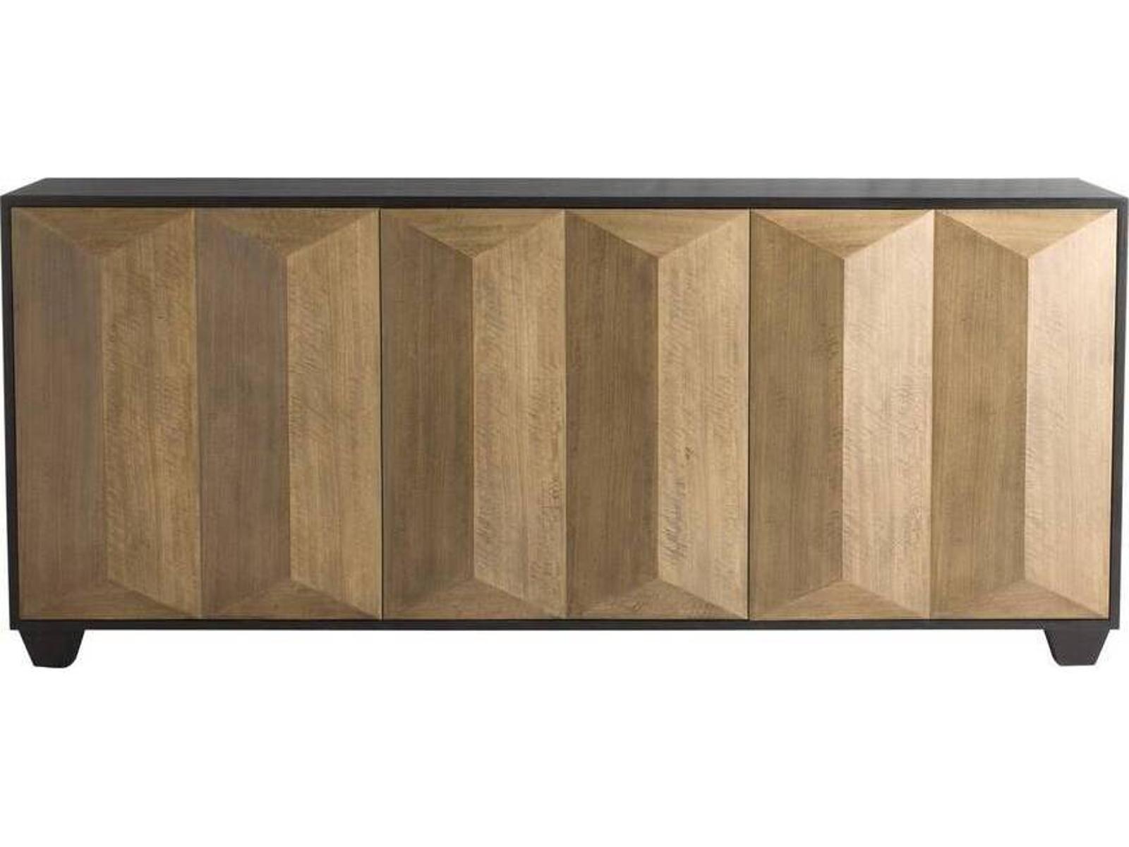 Arteriors Sapphire Chamois Gray Eucalyptus Veneer Credenza