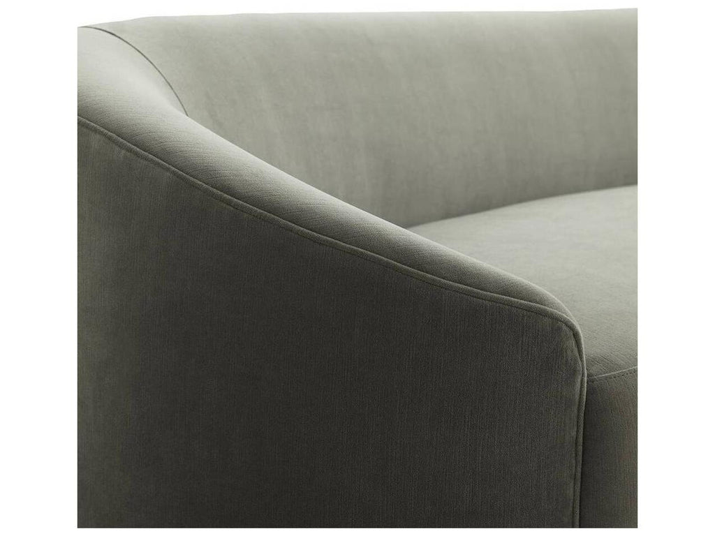 Turner 3-Seat Sharkskin Velvet Sofa