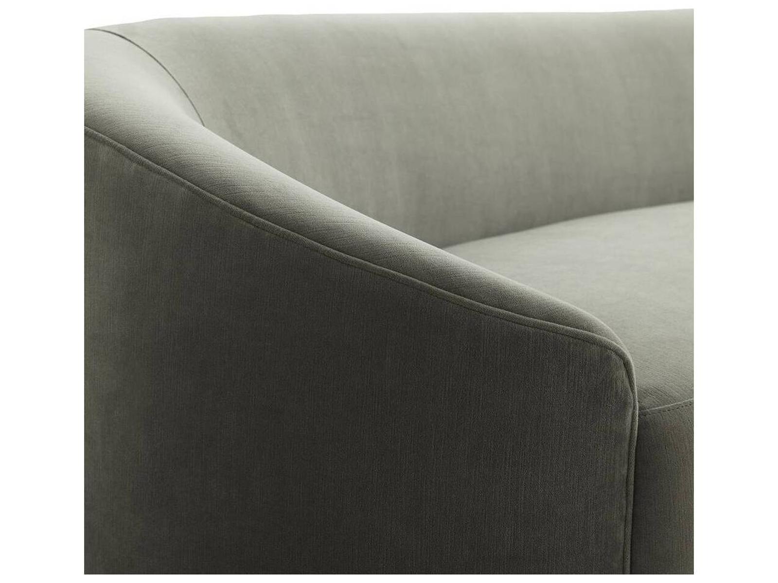 Turner 3-Seat Sharkskin Velvet Sofa