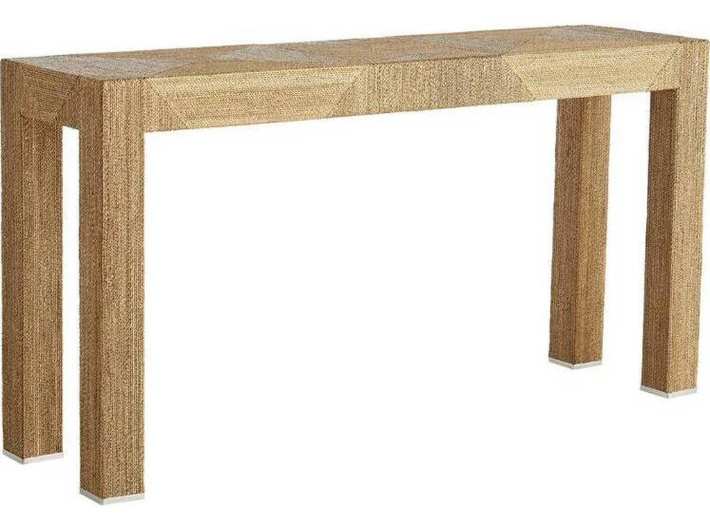 Palmetto Console Table in Natural Woven Rope