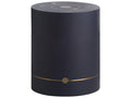 Round Wood Blue Gold End Table