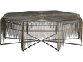 Arteriors Ilaria Octagonal Coffee Table in Natural Iron