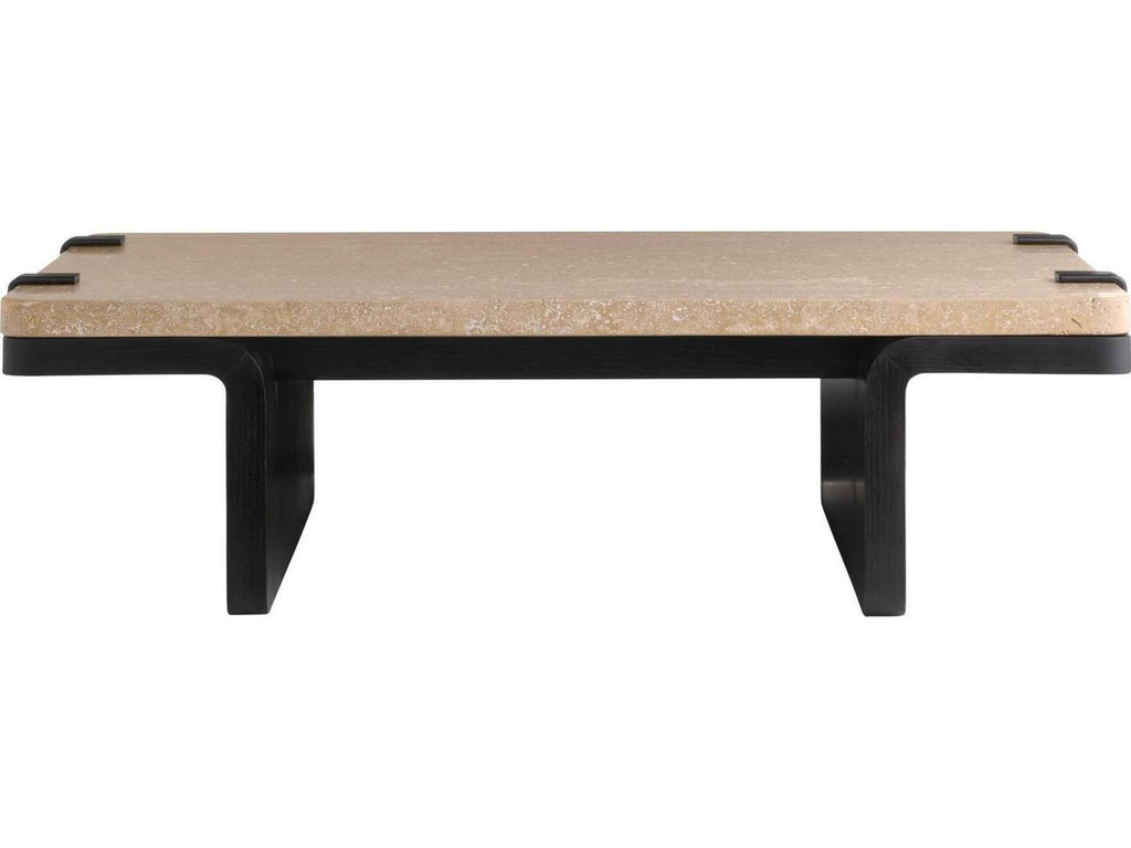 Rectangular Marble Black Coffee Table
