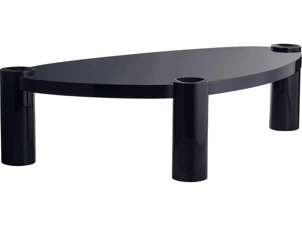 Wood Blue Coffee Table