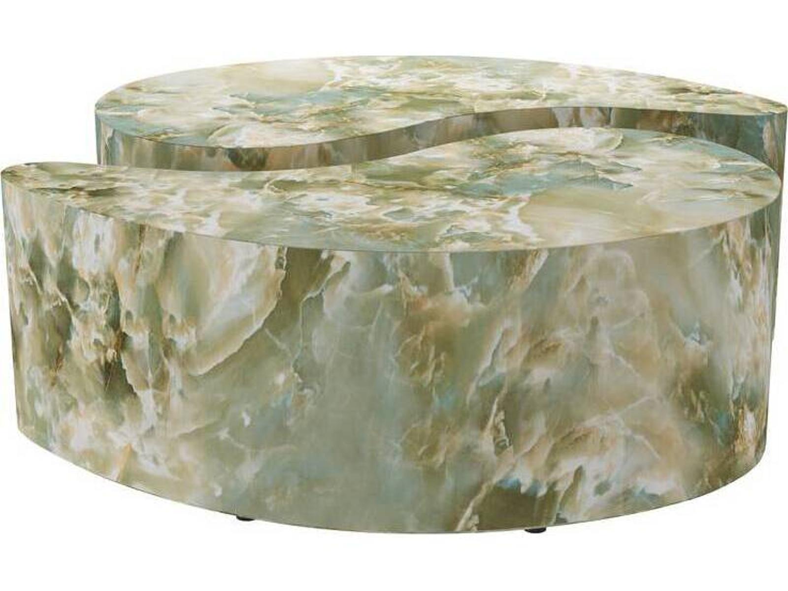Jade Faux Marble Adeline Coffee Table
