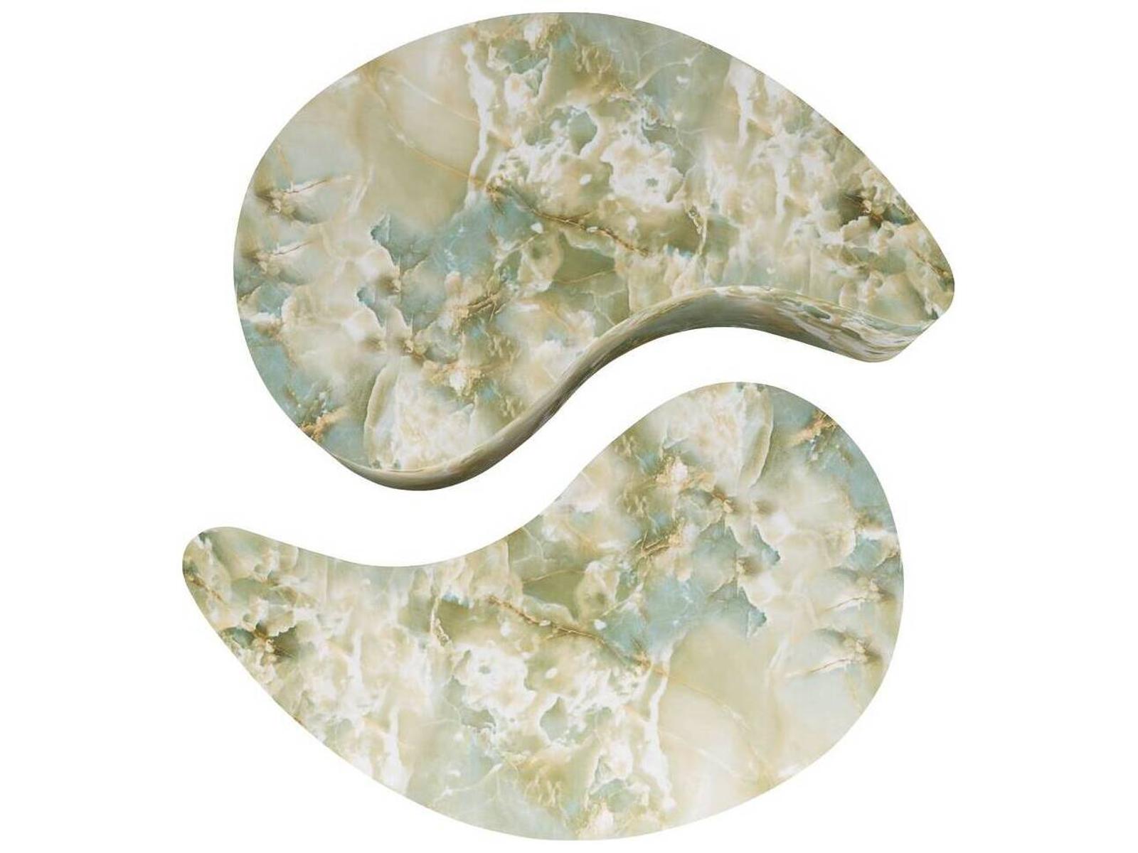 Jade Faux Marble Adeline Coffee Table