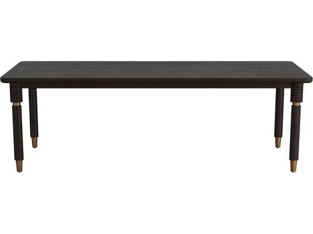 Andrade Rectangle 96-Inch Dining Table in Umber Oak Veneer