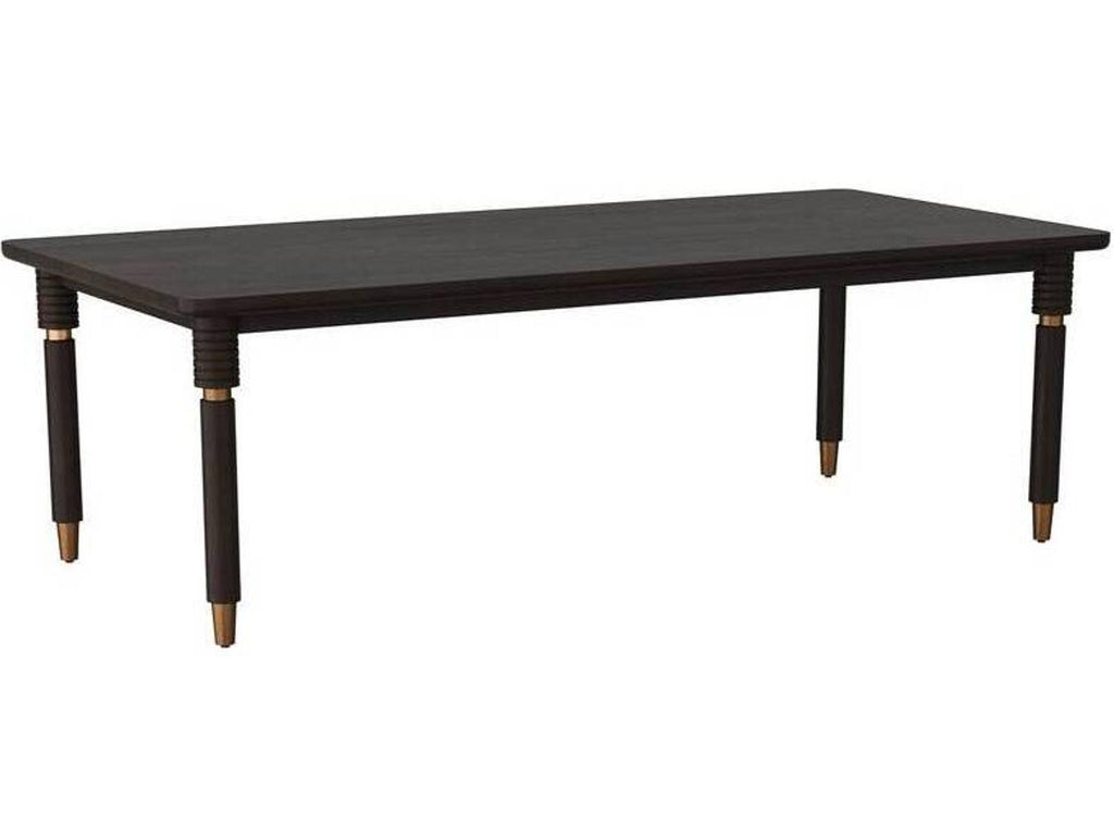 Andrade Rectangle 96-Inch Dining Table in Umber Oak Veneer