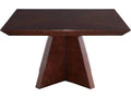 Hogarth Square Dining Table in Dark Sienna Lacewood Veneer