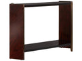 Rectangular Wood Black Red Console Table