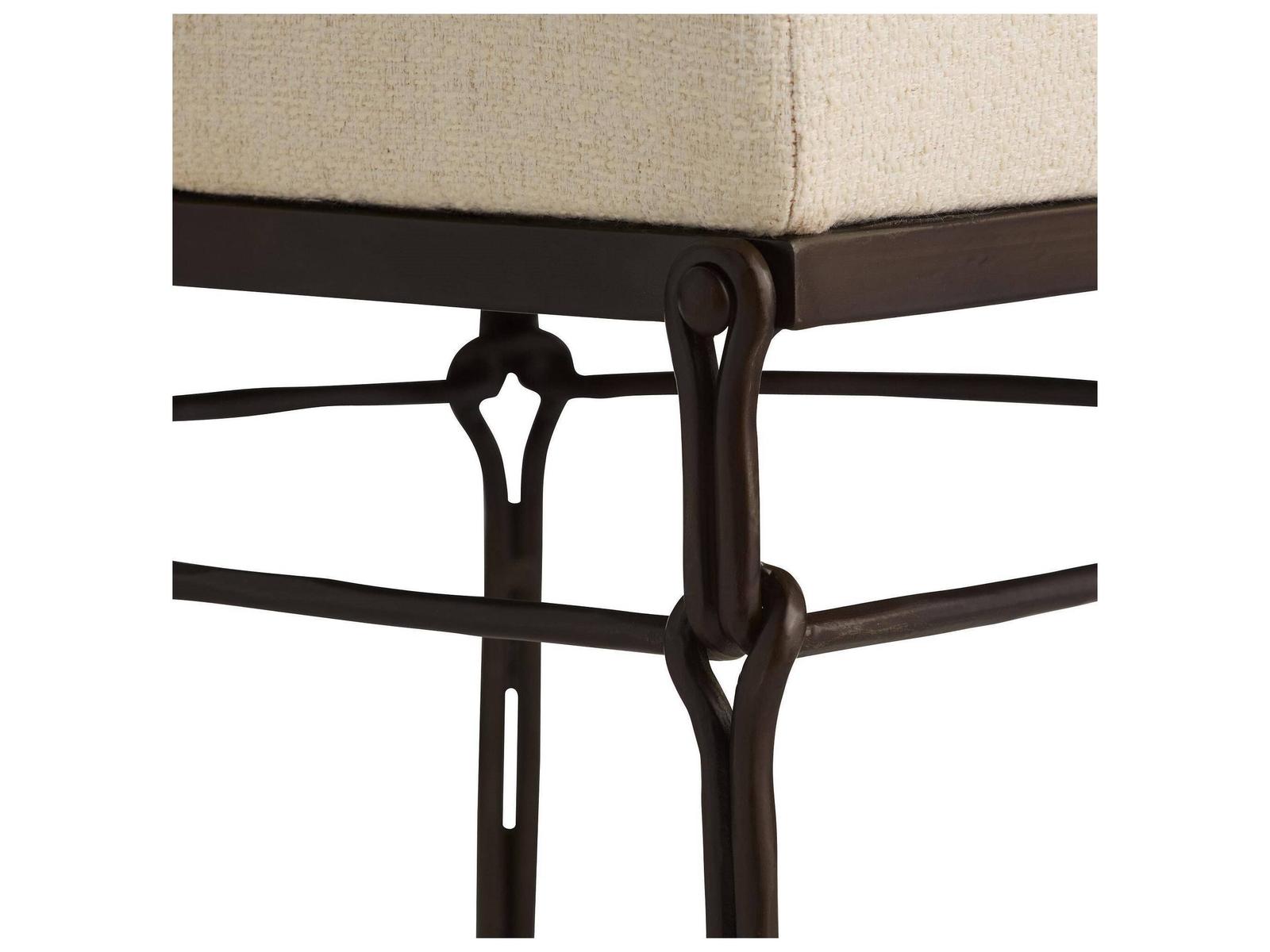 Beige Upholstered Arm Dining Chair