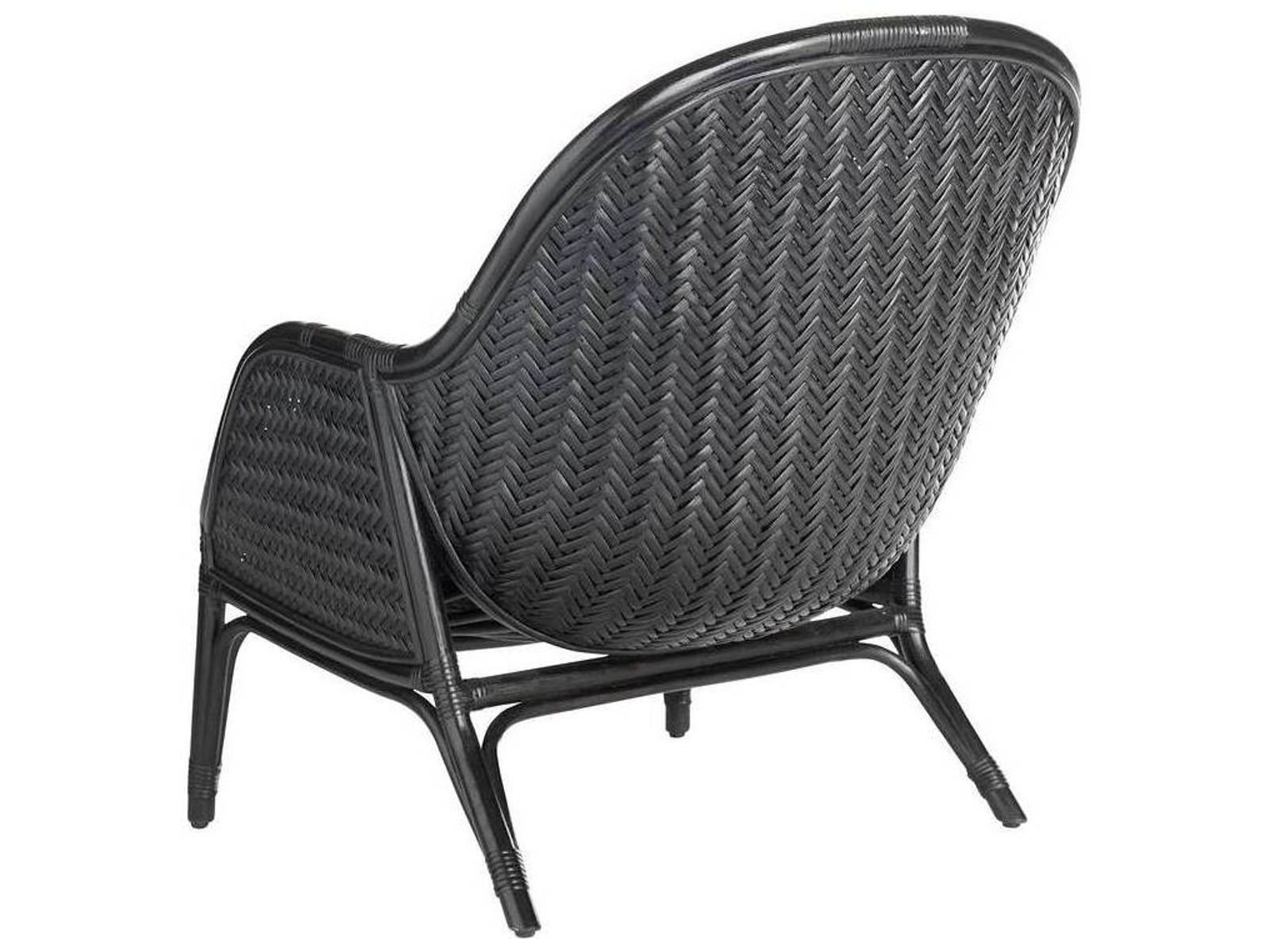 Bonnie Lounge Chair in Noir Vegan Leather