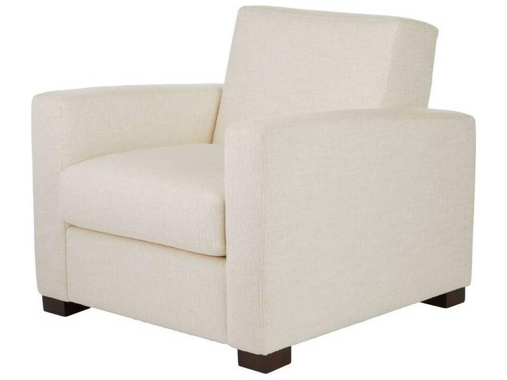 Dodson Cloud Bouclé Accent Chair in Ebony Wood