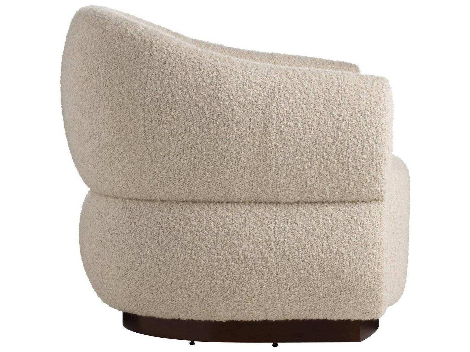 Swivel Cream Accent Chair