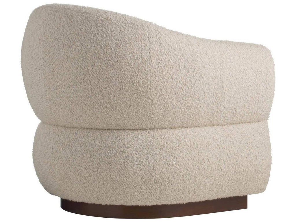 Swivel Cream Accent Chair
