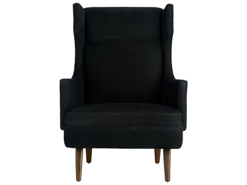 Black Velvet Accent Chair