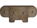 Arteriors Bruno Tortoise Burl Oak Veneer Credenza with Iron Handles