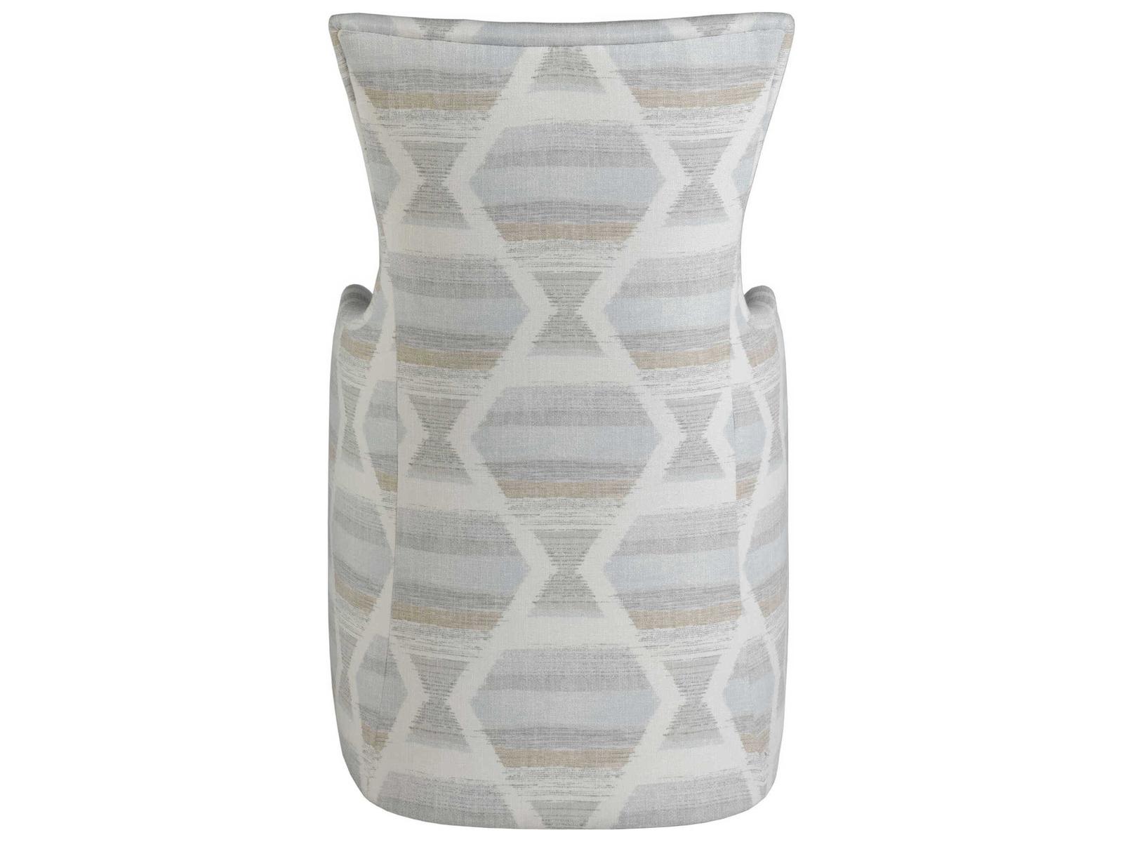 Home Juliet Upholstered Dining Arm Chair with Casters in Wheat Fabric