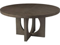 Home Signature Designs Apostrophe Round Dining Table Cappuccino Gray Oak