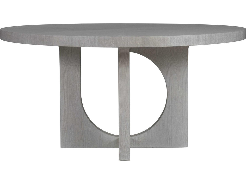 Home Signature Designs Apostrophe Round Dining Table in Misty Gray
