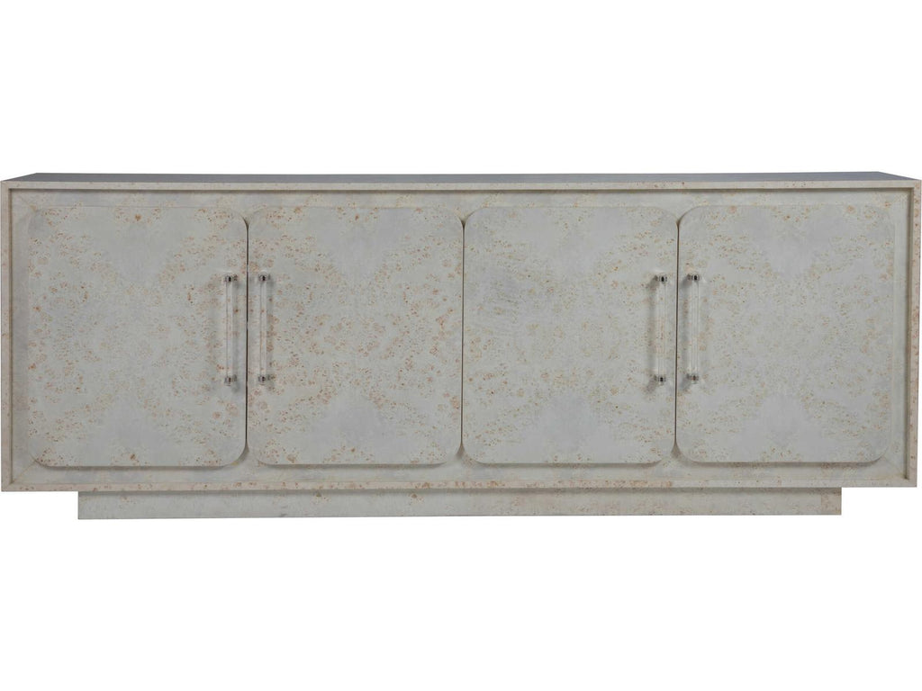Baronet 88-Inch Media Console with Acrylic Nickel Pulls