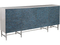 Home Deepwater 78-Inch Media Console in Sandrift with Eggshell Inlay