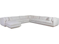 Home Veronica 6-Piece Modular Fabric Sectional Sofa with Floating Ottoman
