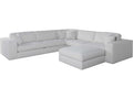 Upholstery Vivien Corner Modular Boucle Sectional Sofa in Opaline