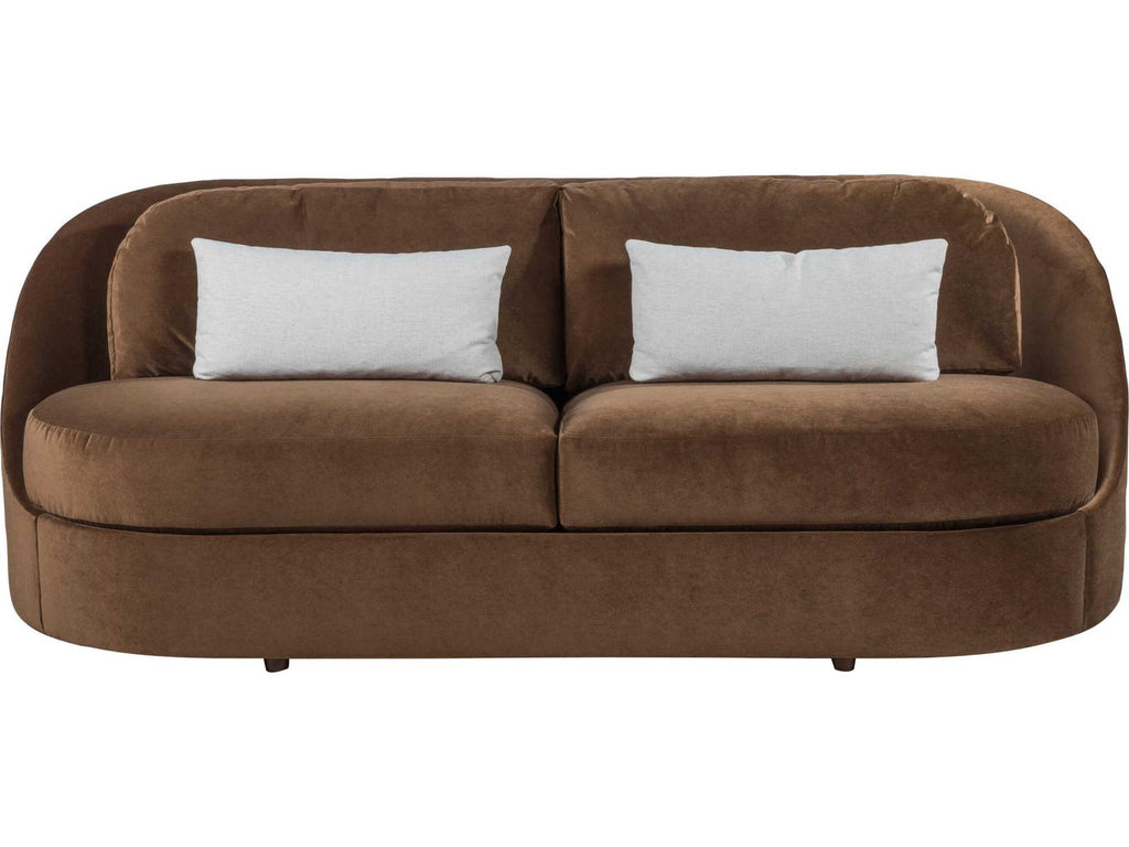 Upholstery Ava 3-Seat Brown Upholstered Sofa